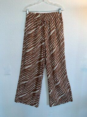 Brown Zebra Print Pants